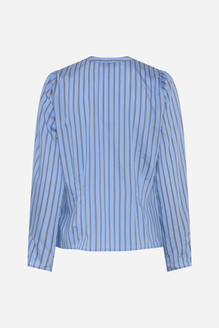 Bruuns Bazaar Women ArengaBBZea shirt Shirts Sky Blue stripe