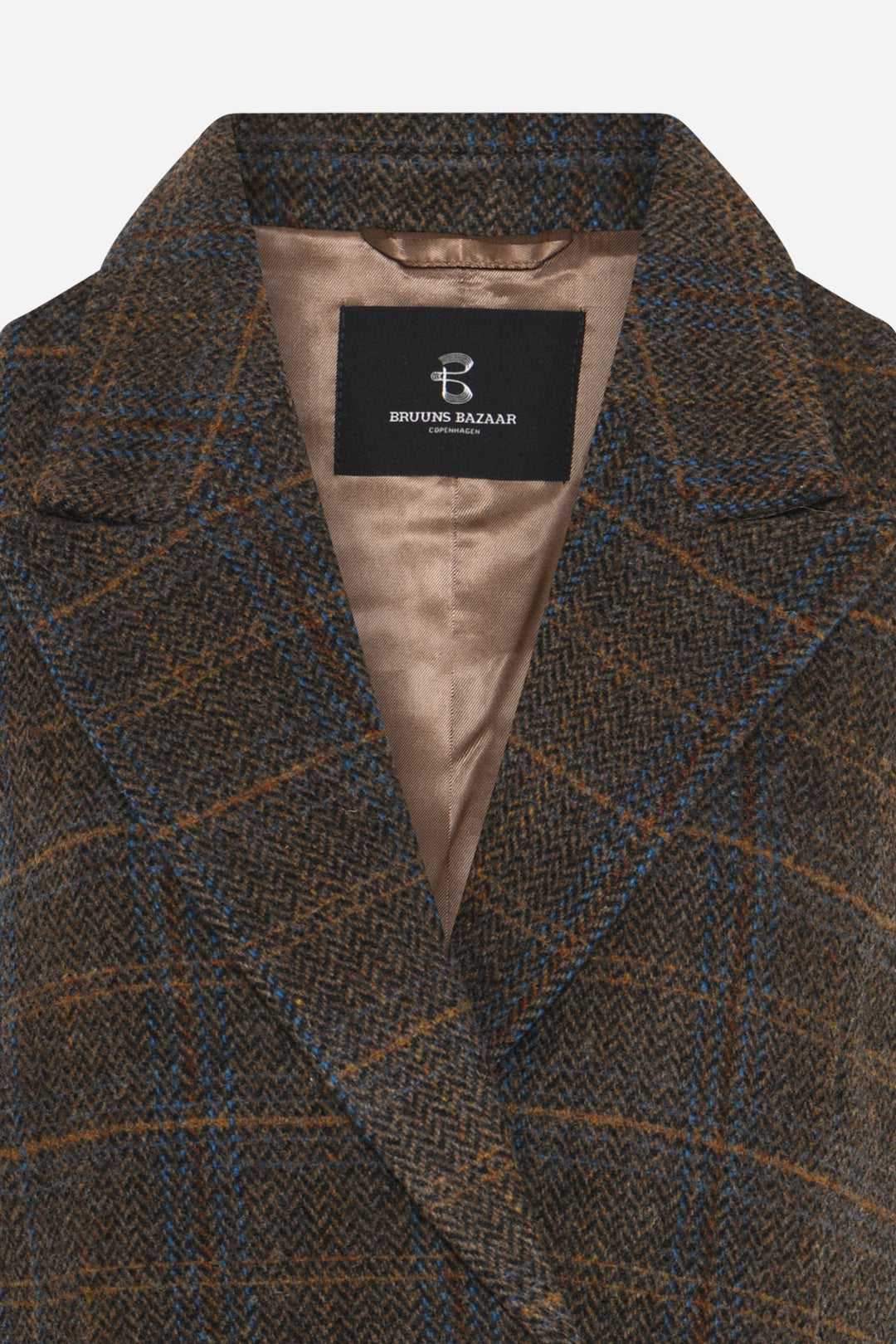 Bruuns Bazaar Women AroniaBBLiann waistcoat Vest Brown Check