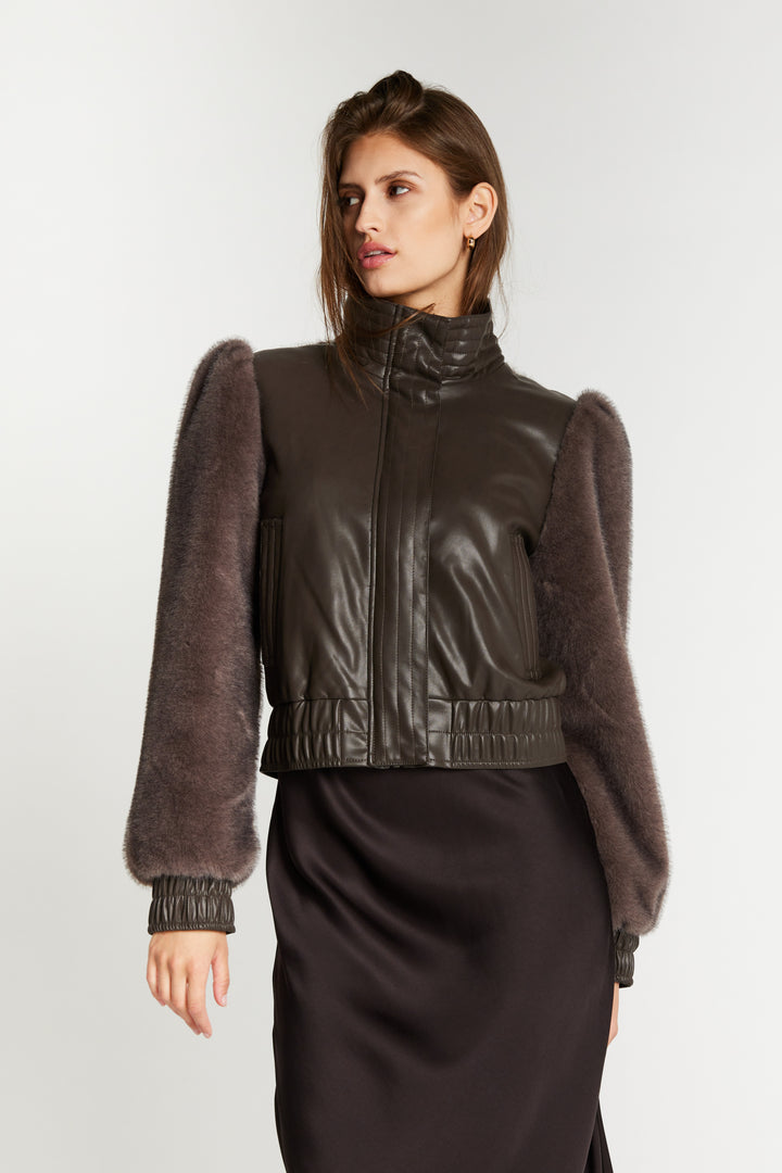 Bruuns Bazaar Women BalakaBBKiri jacket Outerwear Brown