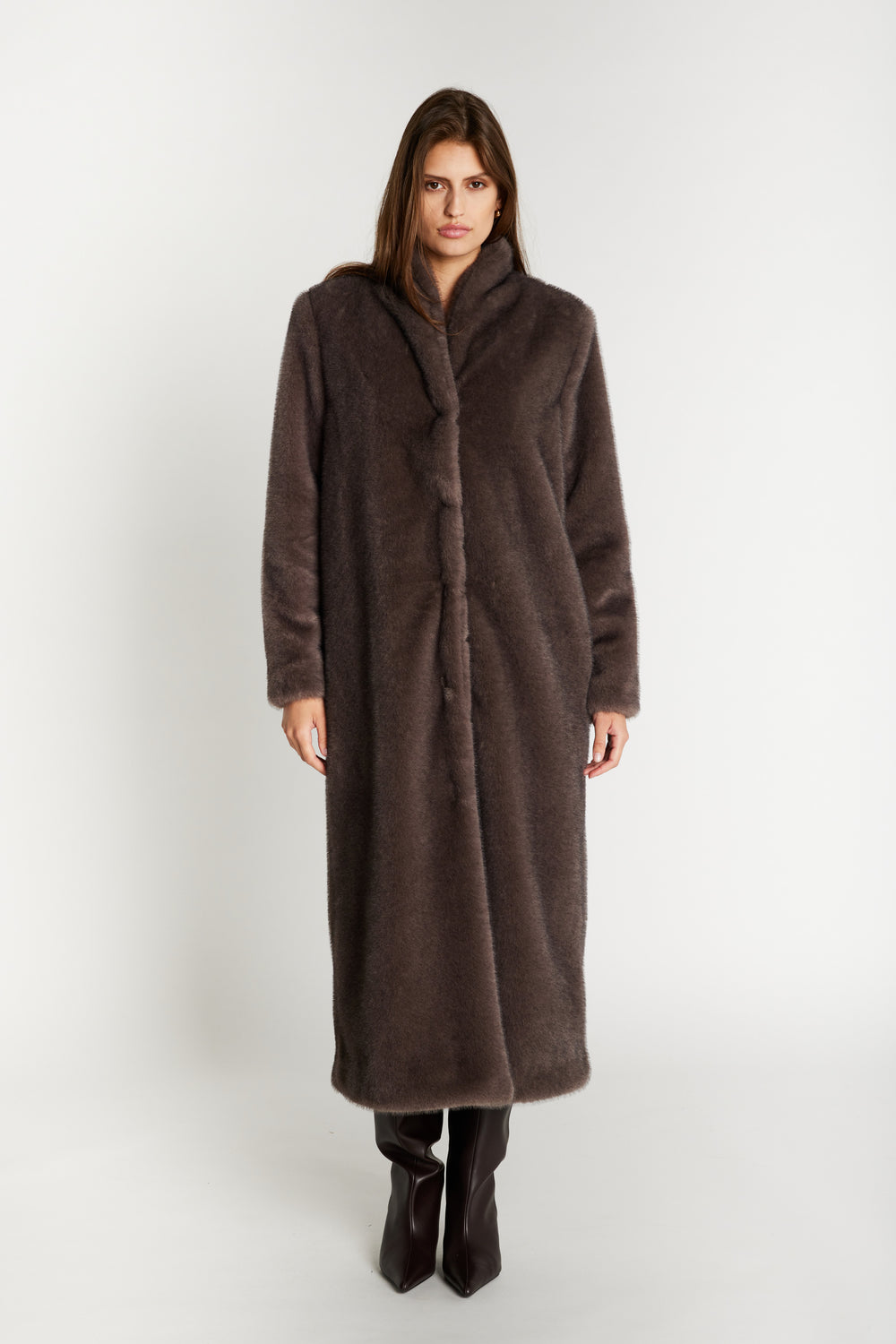 Bruuns Bazaar Women BalakaBBMeri Coat Outerwear Brown