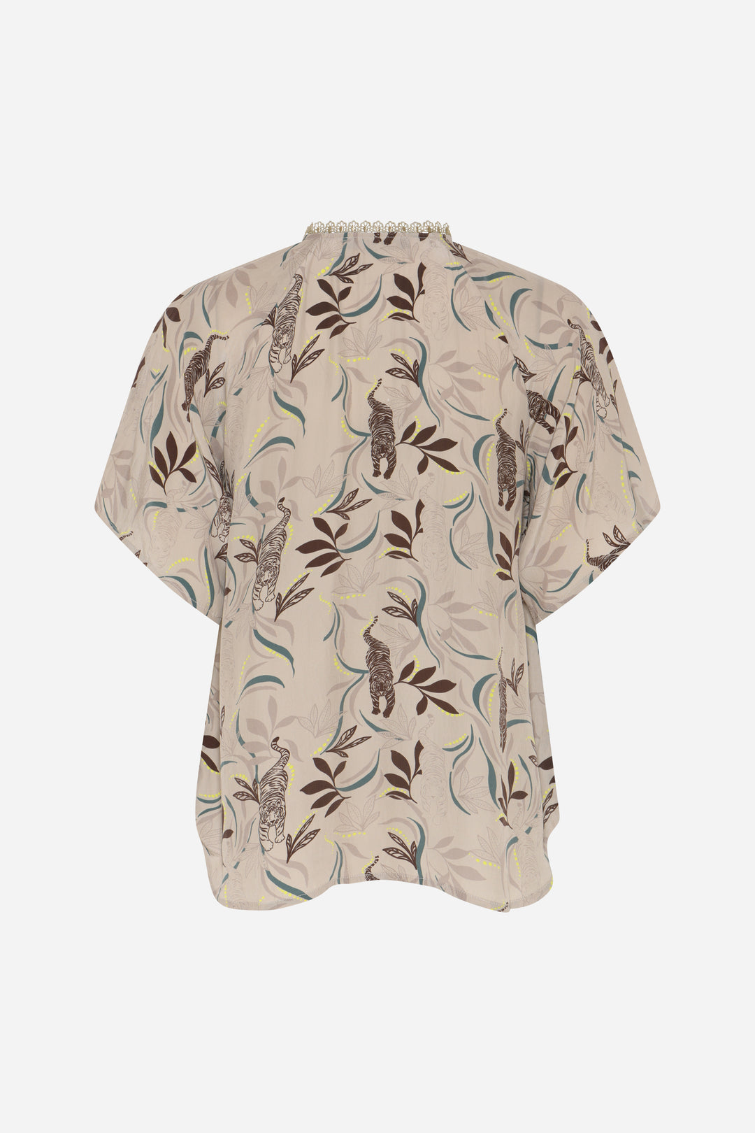 Bruuns Bazaar Women BarcellaBBKarly blouse Blouse Vanilla Tiger