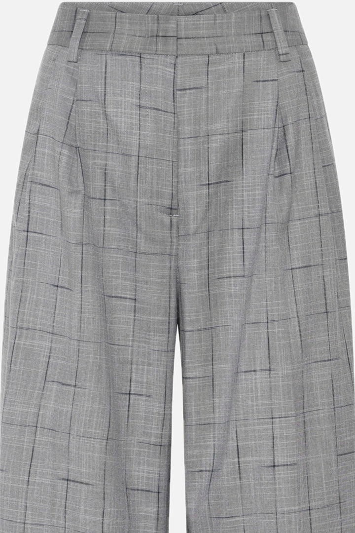 Bruuns Bazaar Women BayBBRicu pants Pants Grey Check