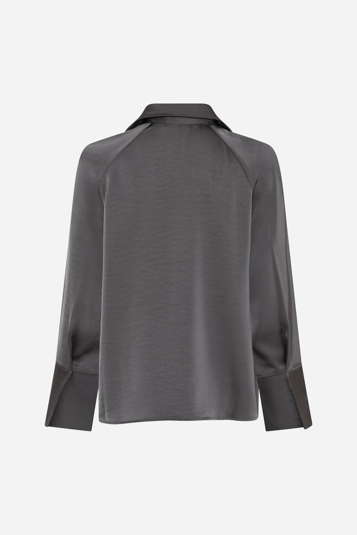 Bruuns Bazaar Women BeckiaBBKassindra blouse Blouse Steel Grey