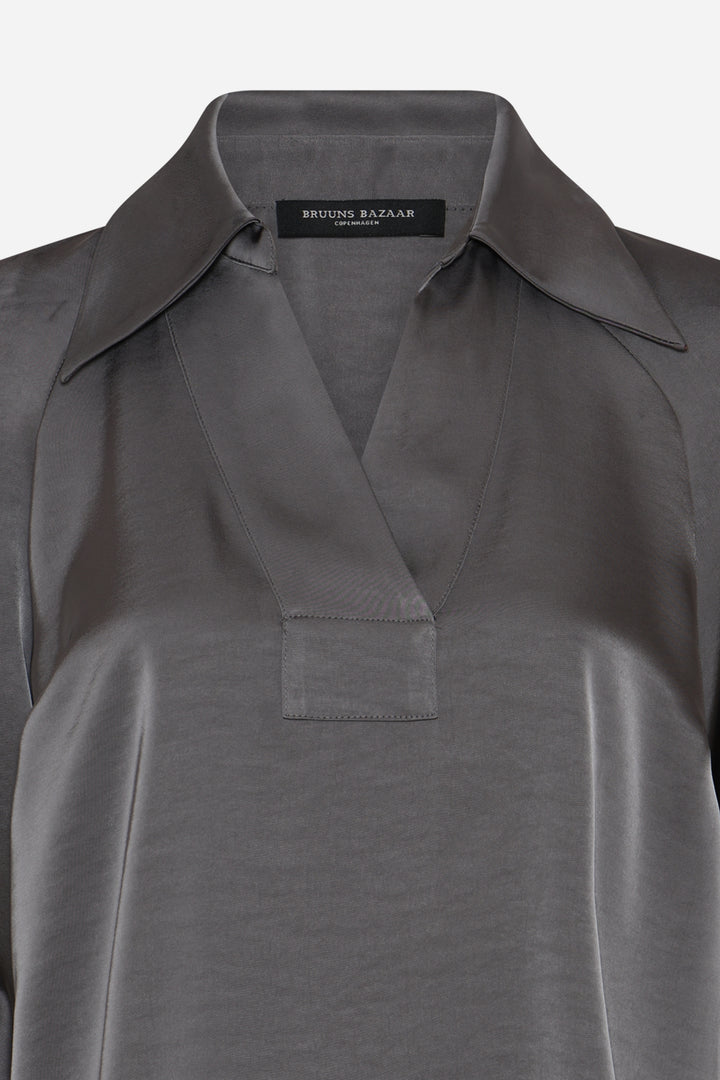 Bruuns Bazaar Women BeckiaBBKassindra blouse Blouse Steel Grey