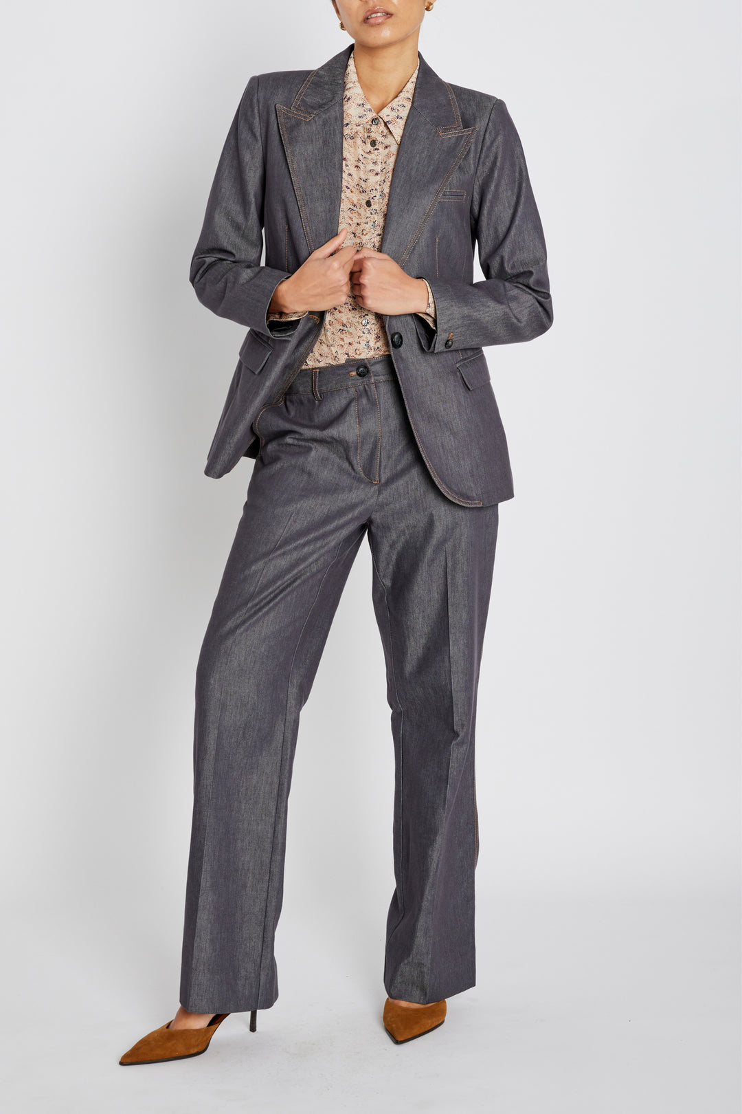 Bruuns Bazaar Women BellisBBEleze pants Pants Blue Denim