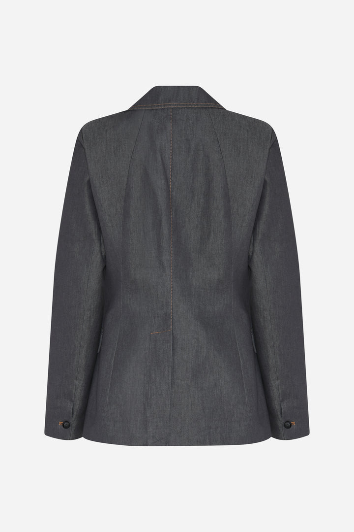 Bruuns Bazaar Women BellisBBTiff Blazer Blazer Blue Denim