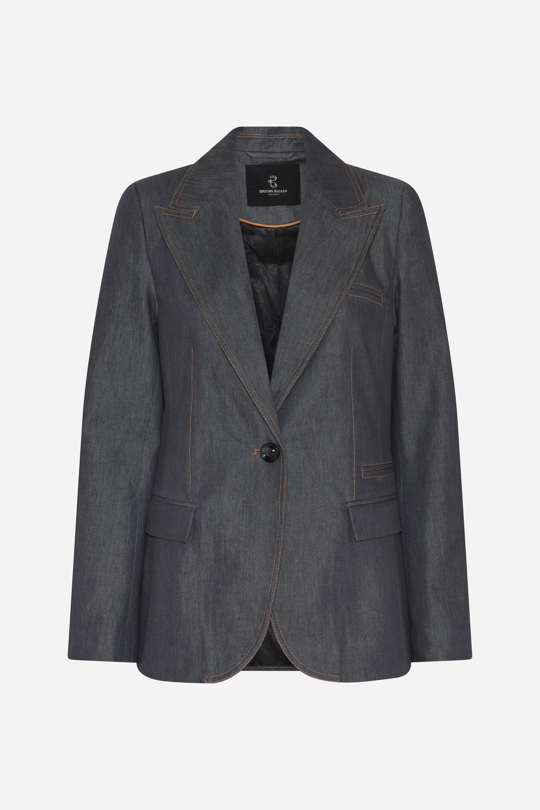 Bruuns Bazaar Women BellisBBTiff Blazer Blazer Blue Denim