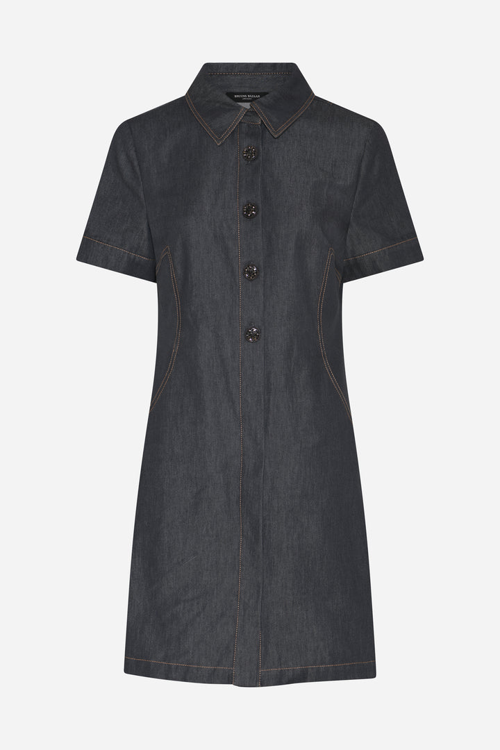 Bruuns Bazaar Women BellisBBZendias dress Dress Blue Denim