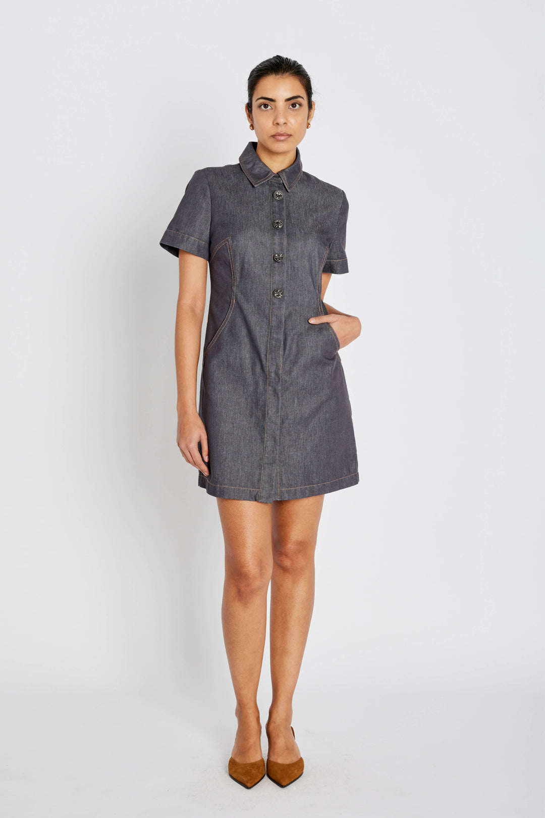 Bruuns Bazaar Women BellisBBZendias dress Dress Blue Denim