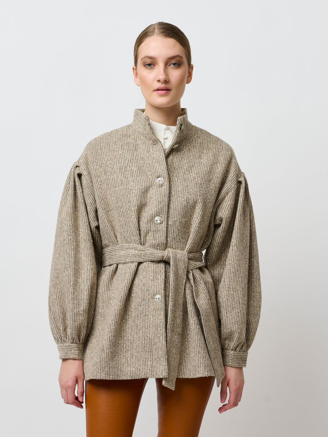 Bruuns Bazaar Women BergeniaBBMaddi jacket Outerwear Plaza Taupe