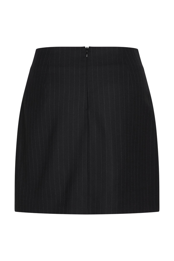 Bruuns Bazaar Women BillBBMadina skirt Skirt Black pinstripe