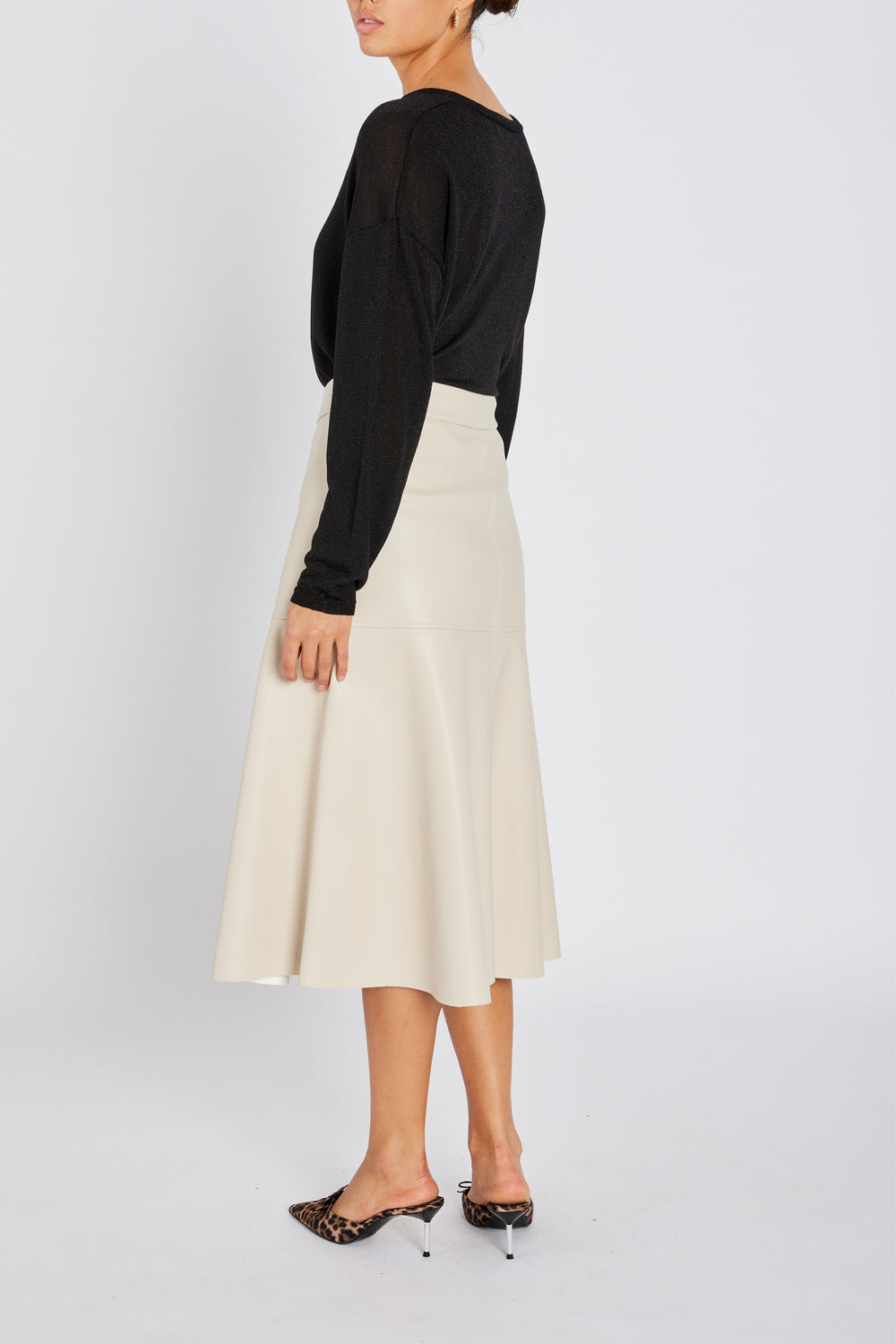 Bruuns Bazaar Women BluebellBBMarlea knit Knit Black with lurex
