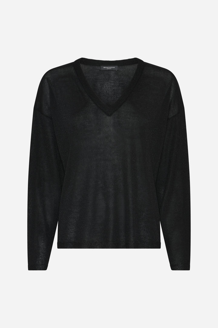 Bruuns Bazaar Women BluebellBBMarlea knit Knit Black with lurex