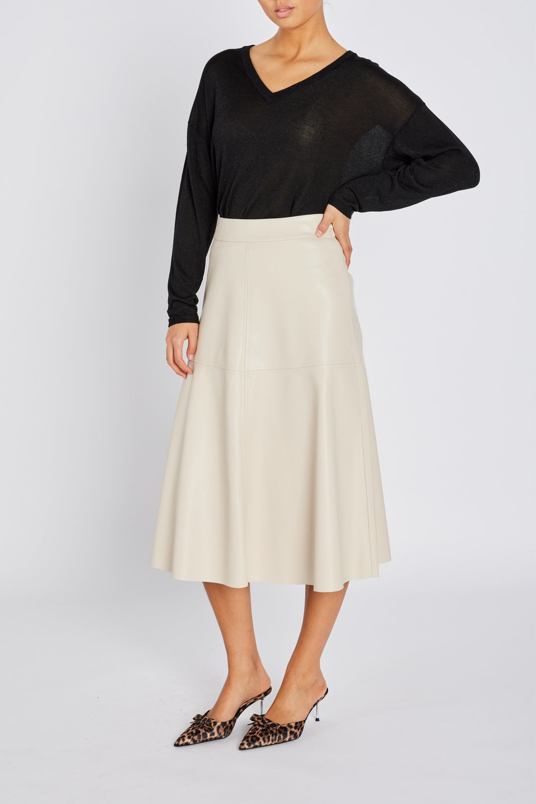 Bruuns Bazaar Women BluebellBBMarlea knit Knit Black with lurex