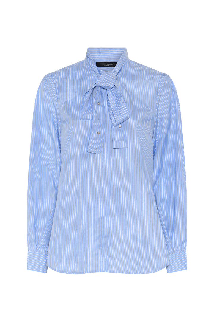 Bruuns Bazaar Women BorassusBBElza shirt Shirts Light blue stripe