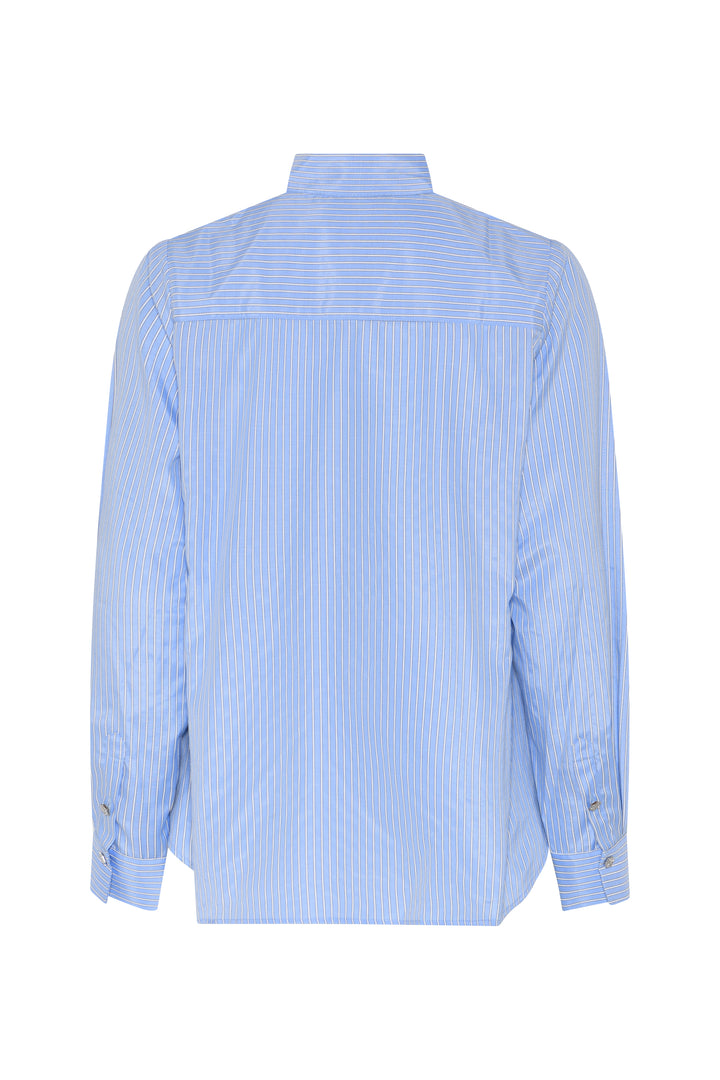Bruuns Bazaar Women BorassusBBElza shirt Shirts Light blue stripe