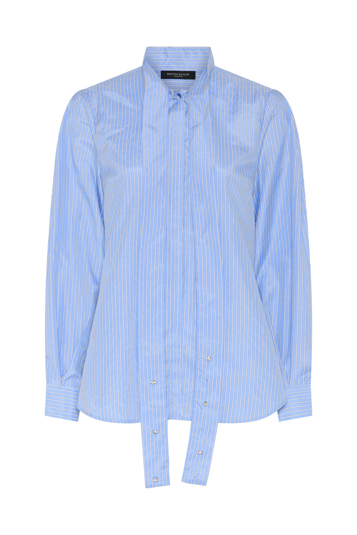 Bruuns Bazaar Women BorassusBBElza shirt Shirts Light blue stripe