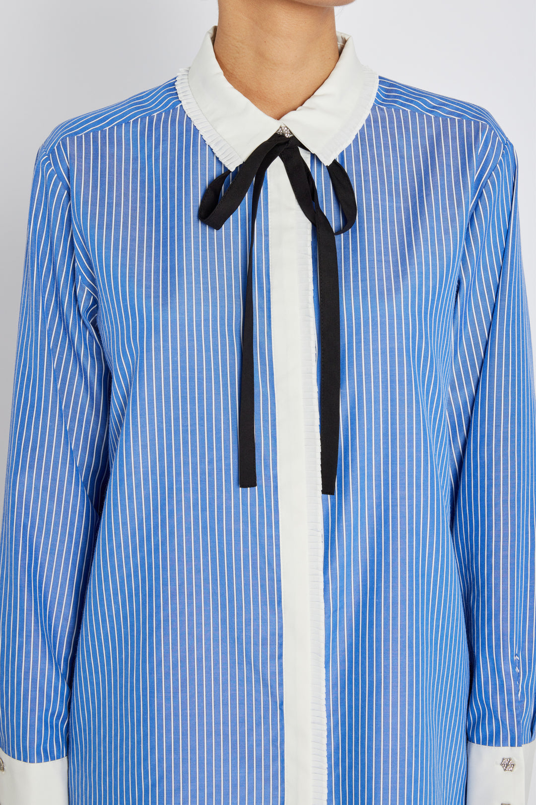 Bruuns Bazaar Women BorassusBBZiana shirt Shirts Dark blue Stripe