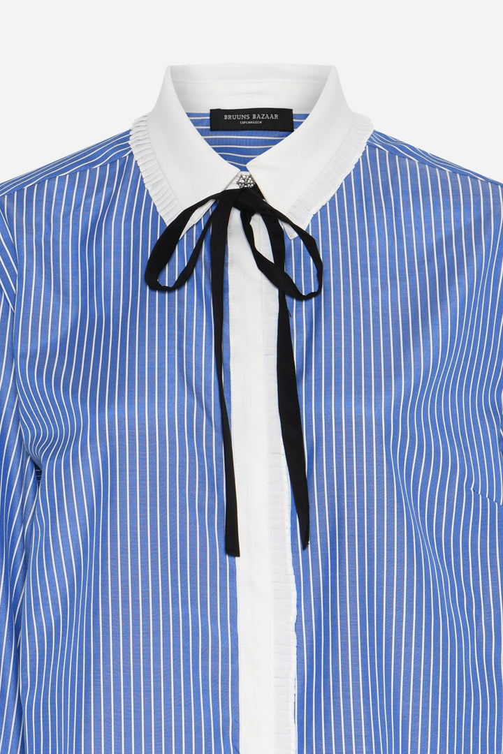 Bruuns Bazaar Women BorassusBBZiana shirt Shirts Dark blue Stripe