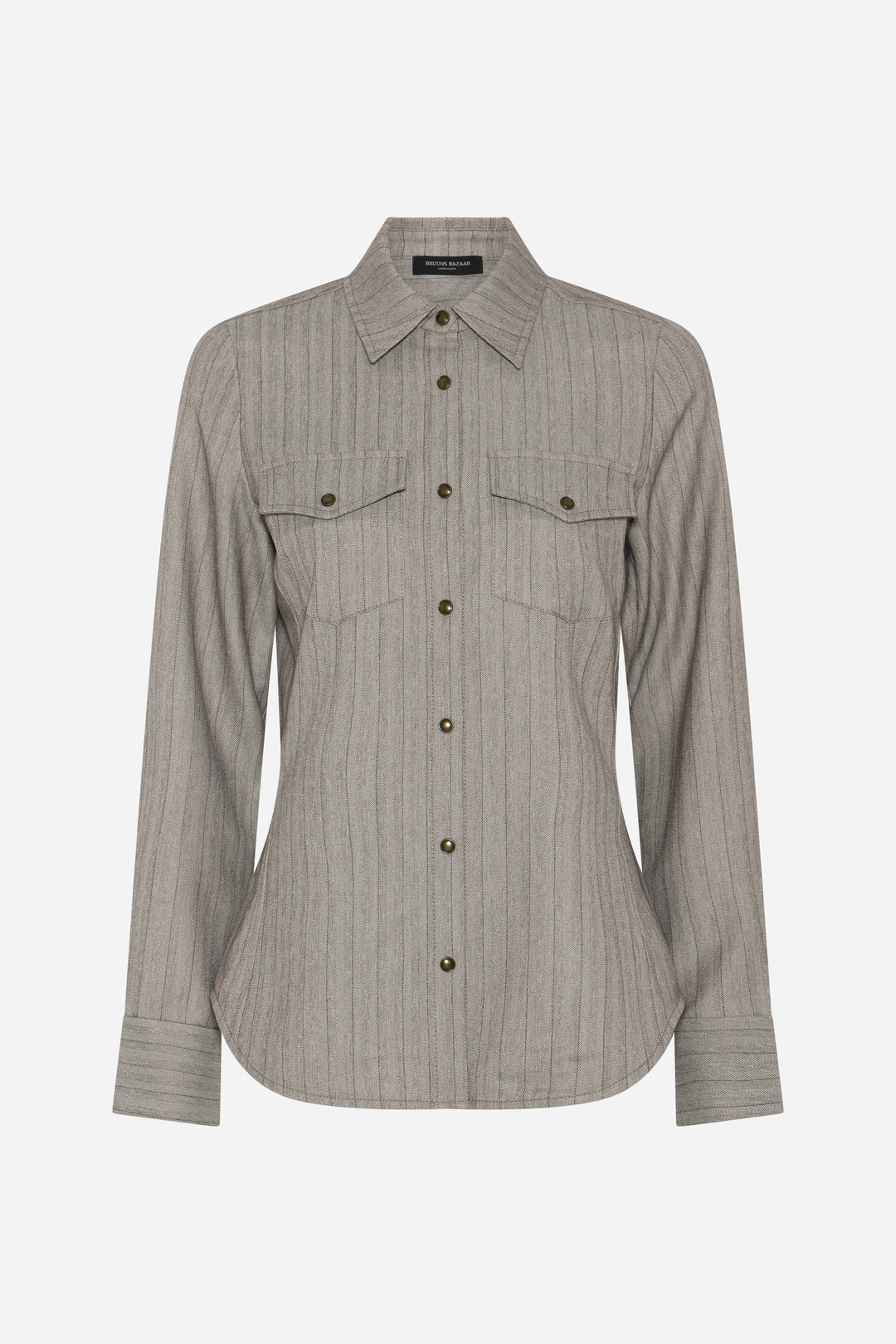 Bruuns Bazaar Women BoxelderBBFuju shirt Shirts Pinstripe w sequins