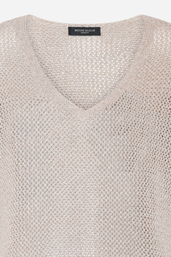 Bruuns Bazaar Women BoxwoodBBTasja knit Knit Beige w lurex