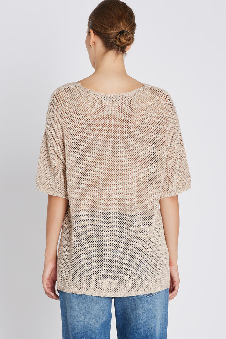 Bruuns Bazaar Women BoxwoodBBTasja knit Knit Beige w lurex