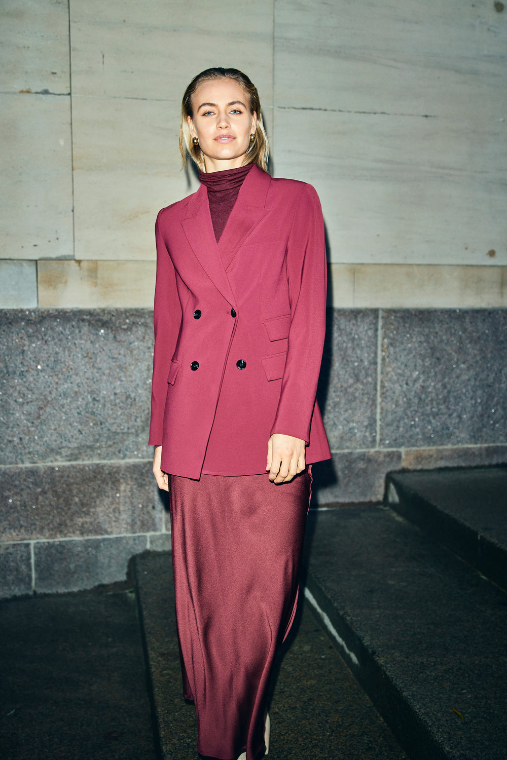 Bruuns Bazaar Women BrassicaBBLinda blazer Blazer Burgundy