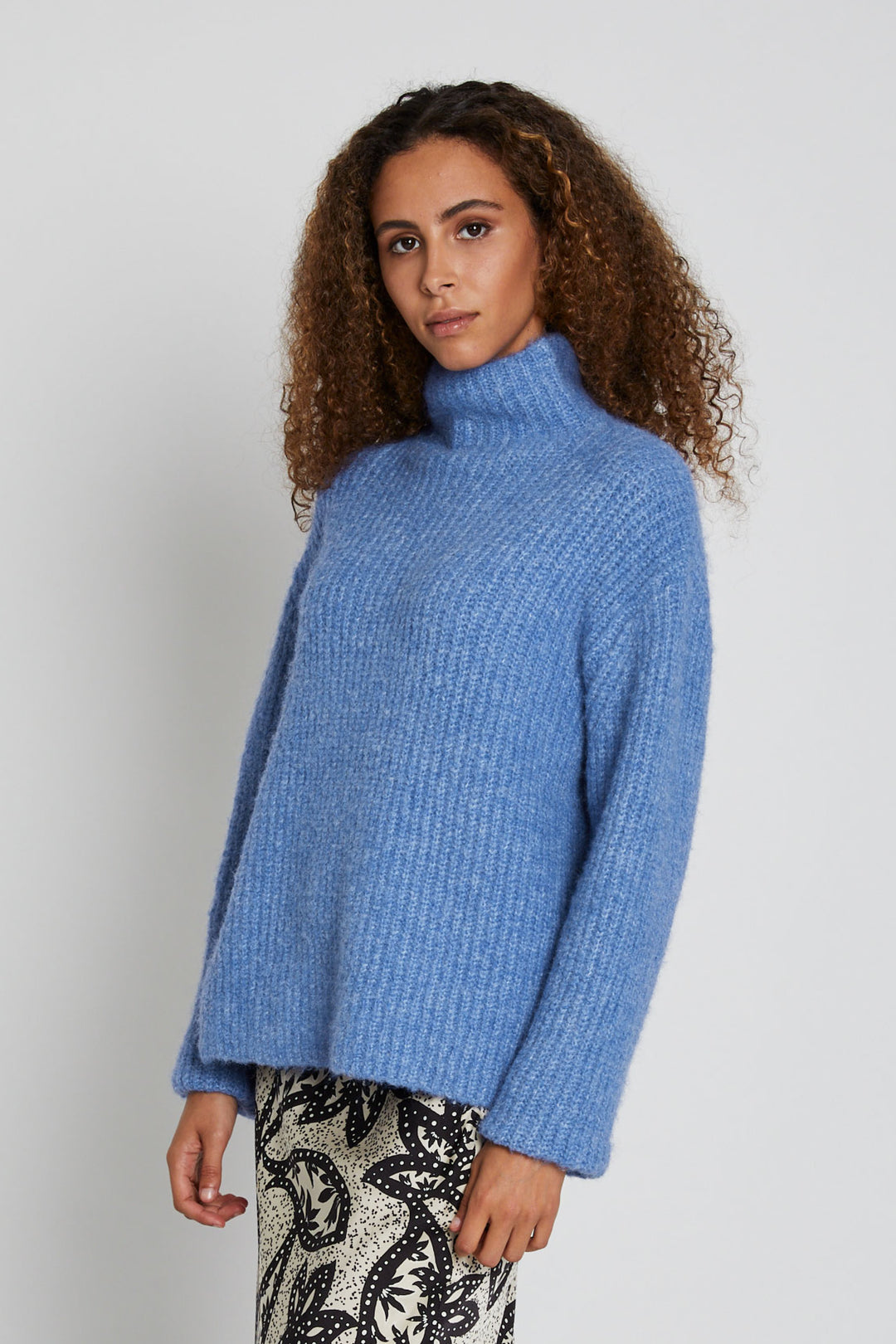 Bruuns Bazaar Women BuckeyeBBRika knit Knit Granada Sky