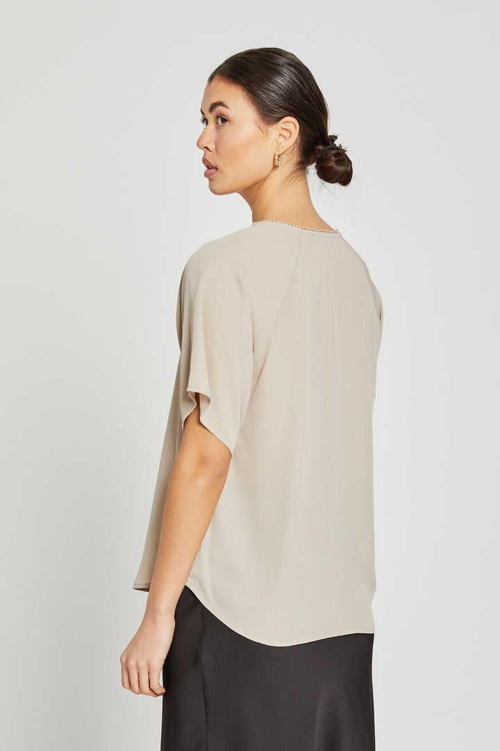 Bruuns Bazaar Women CamillaBBLuia blouse blouse Plaza Taupe