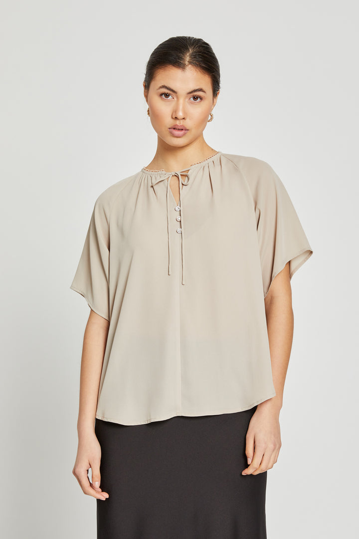 Bruuns Bazaar Women CamillaBBLuia blouse Blouse Plaza Taupe