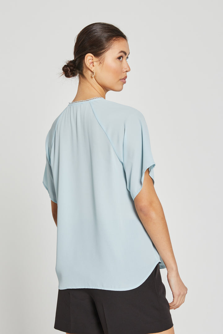 Bruuns Bazaar Women CamillaBBLuia blouse Blouse Summer Sky