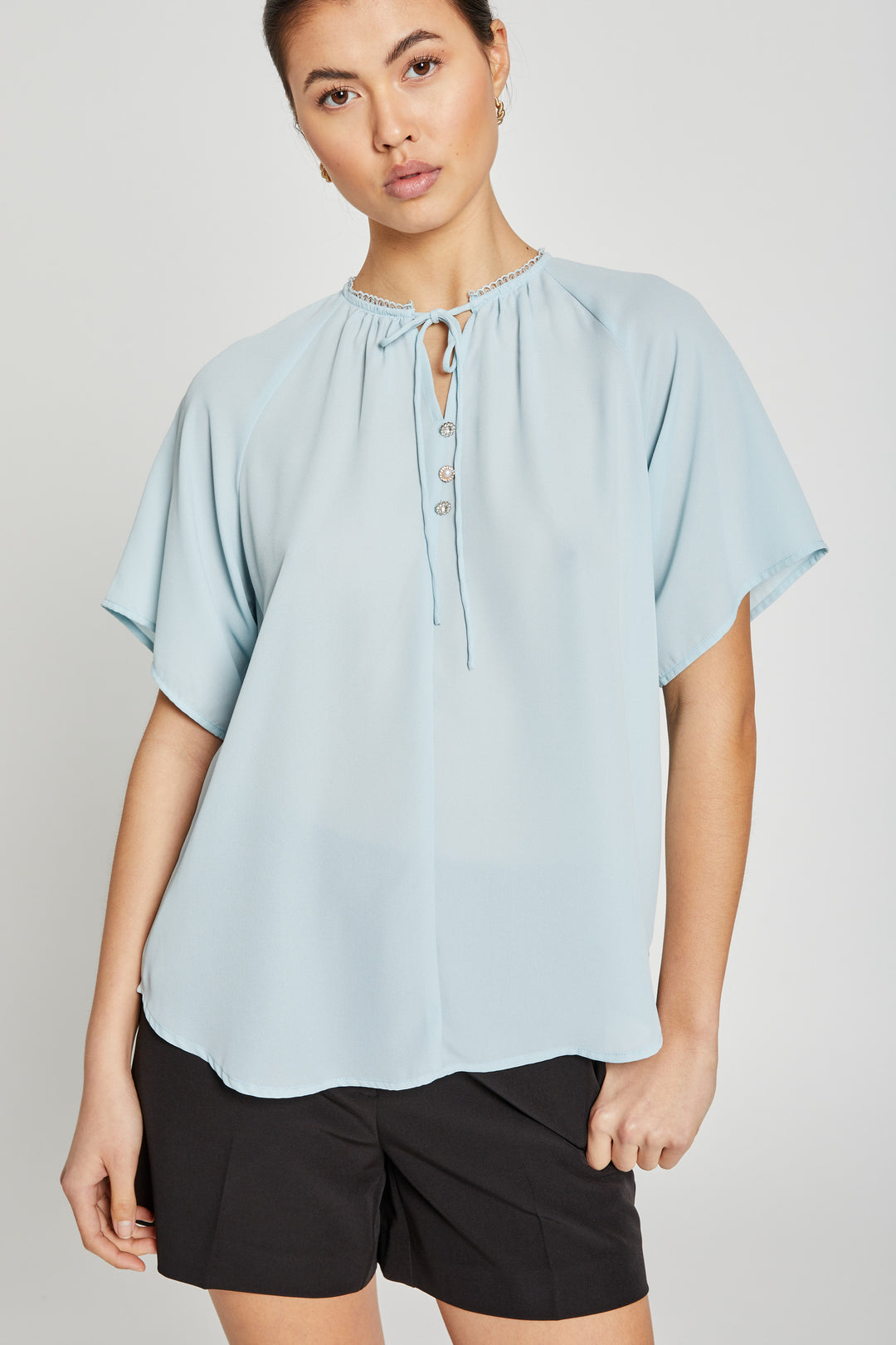 Bruuns Bazaar Women CamillaBBLuia blouse blouse Summer Sky