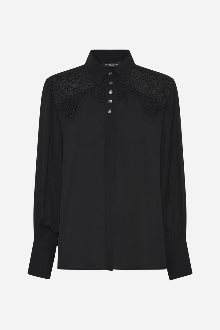 Bruuns Bazaar Women CamillaBBVienara shirt Shirts Black