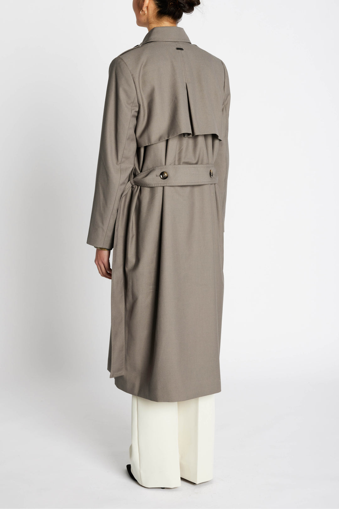 Bruuns Bazaar Women CarotaBBTori coat Outerwear Concrete