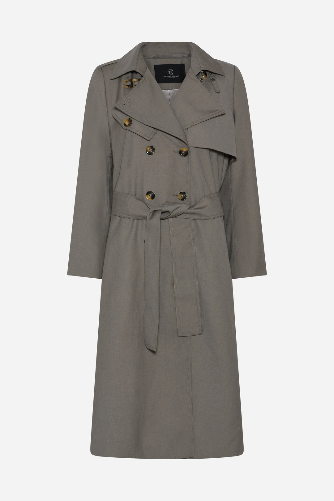 Bruuns Bazaar Women CarotaBBTori coat Outerwear Concrete