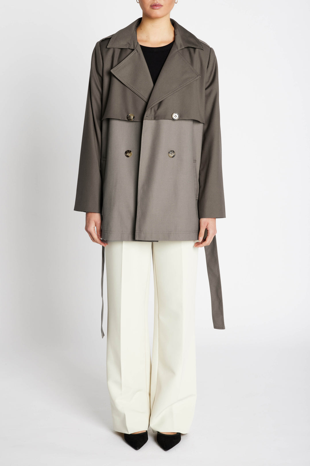 Bruuns Bazaar Women CarotaBBToya Jacket Outerwear Concrete