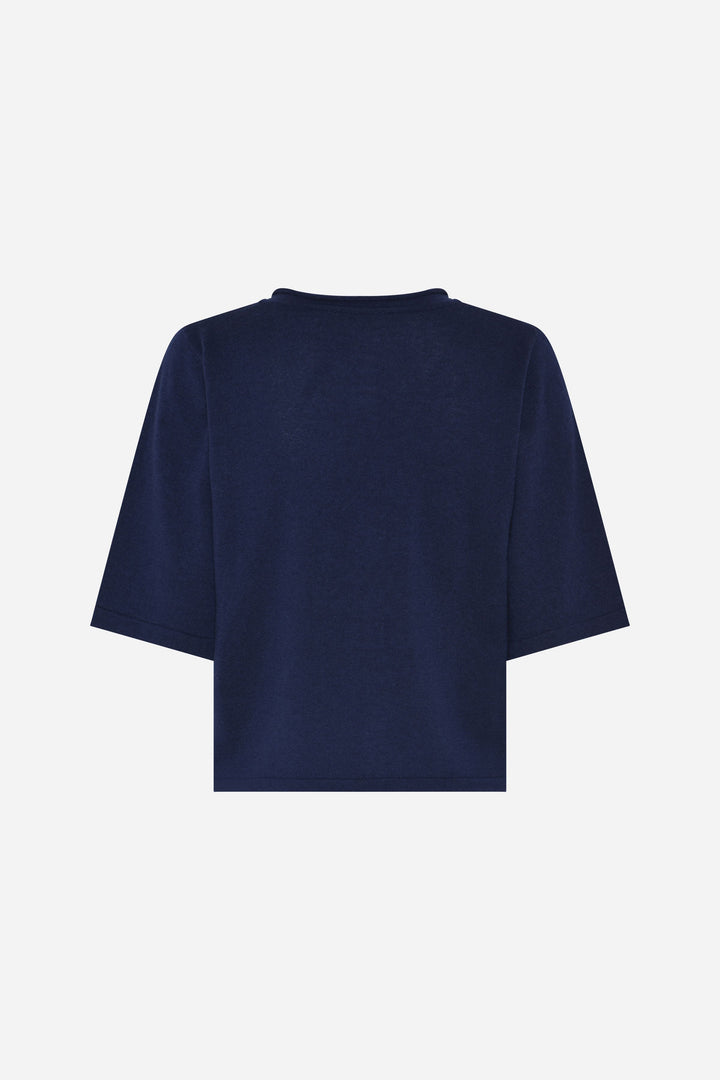 Bruuns Bazaar Women ChalinaBBAndra knit Knit Dark Blue