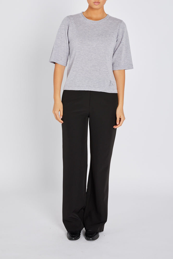 Bruuns Bazaar Women ChalinaBBAndra knit Knit Light grey melange