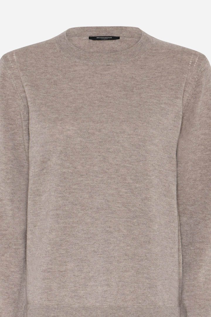 Bruuns Bazaar Women ChalinaBBAndras knit Knit Sand Melange