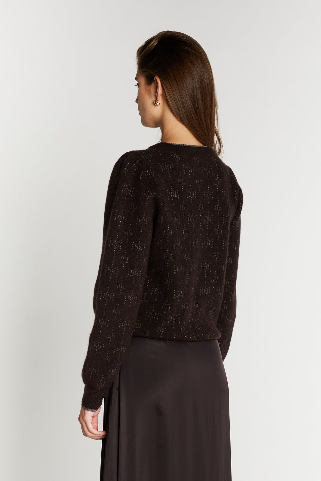 Bruuns Bazaar Women ChalinaBBElesa knit Knit Dark Brown