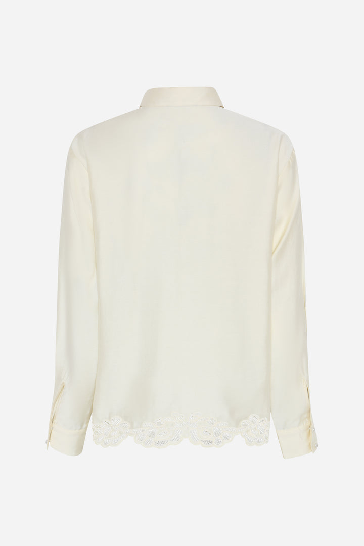 Bruuns Bazaar Women ChamaBBAlya shirt Shirts Snow White
