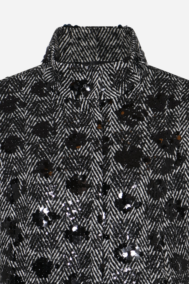 Bruuns Bazaar Women ChamaeBBCarly waistcoat Outerwear Black w white