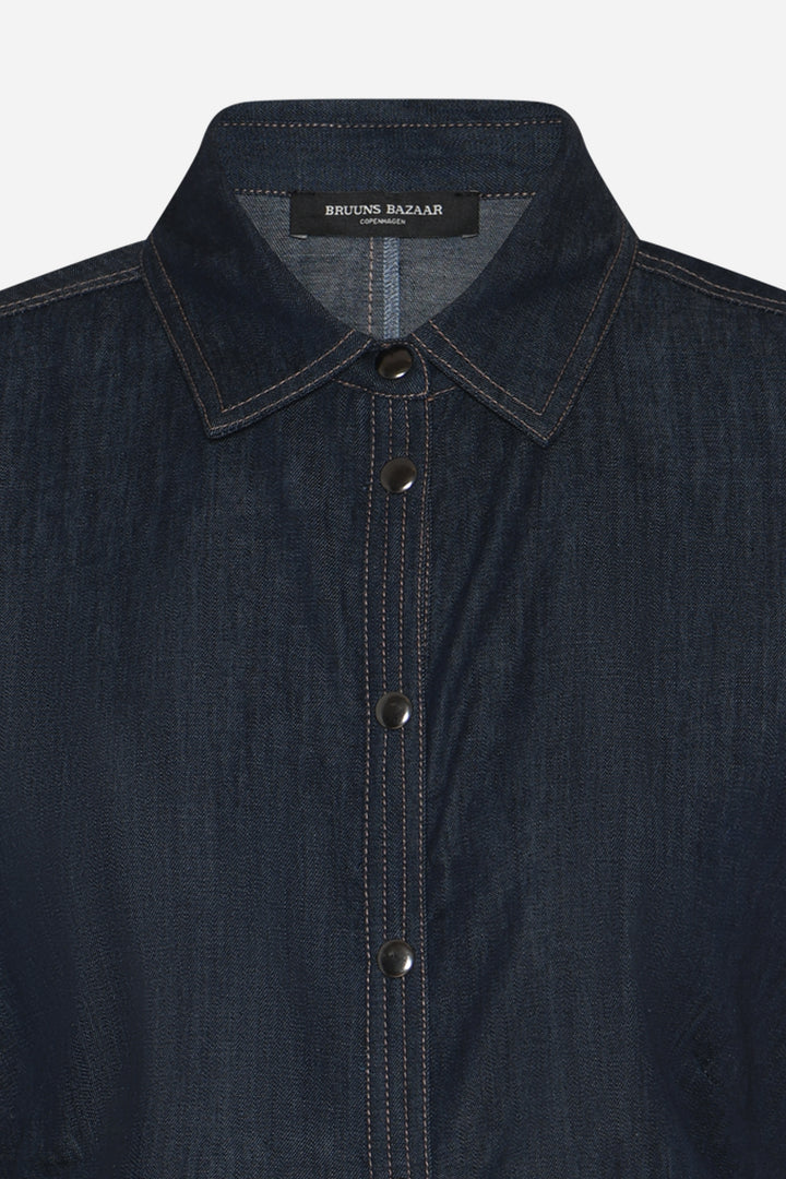 Bruuns Bazaar Women ChambraBBCallie dress Dress Denim blue