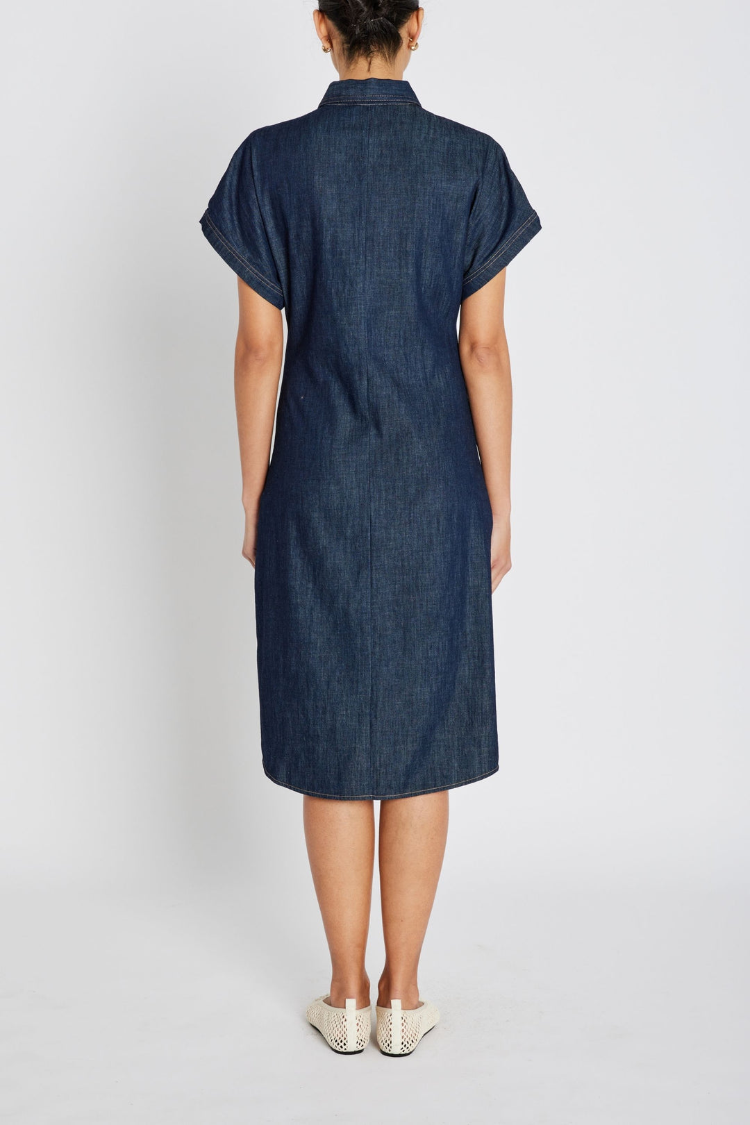 Bruuns Bazaar Women ChambraBBCallie dress Dress Denim blue