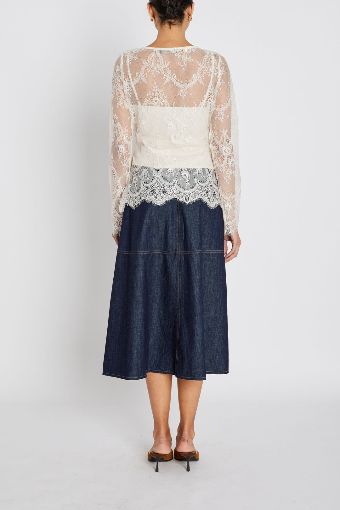 Bruuns Bazaar Women ChambraBBImma skirt Skirt Denim blue