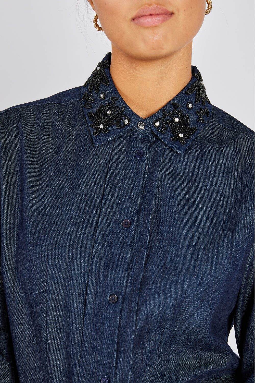 Bruuns Bazaar Women ChambraBBSiwa shirt Shirts Denim blue