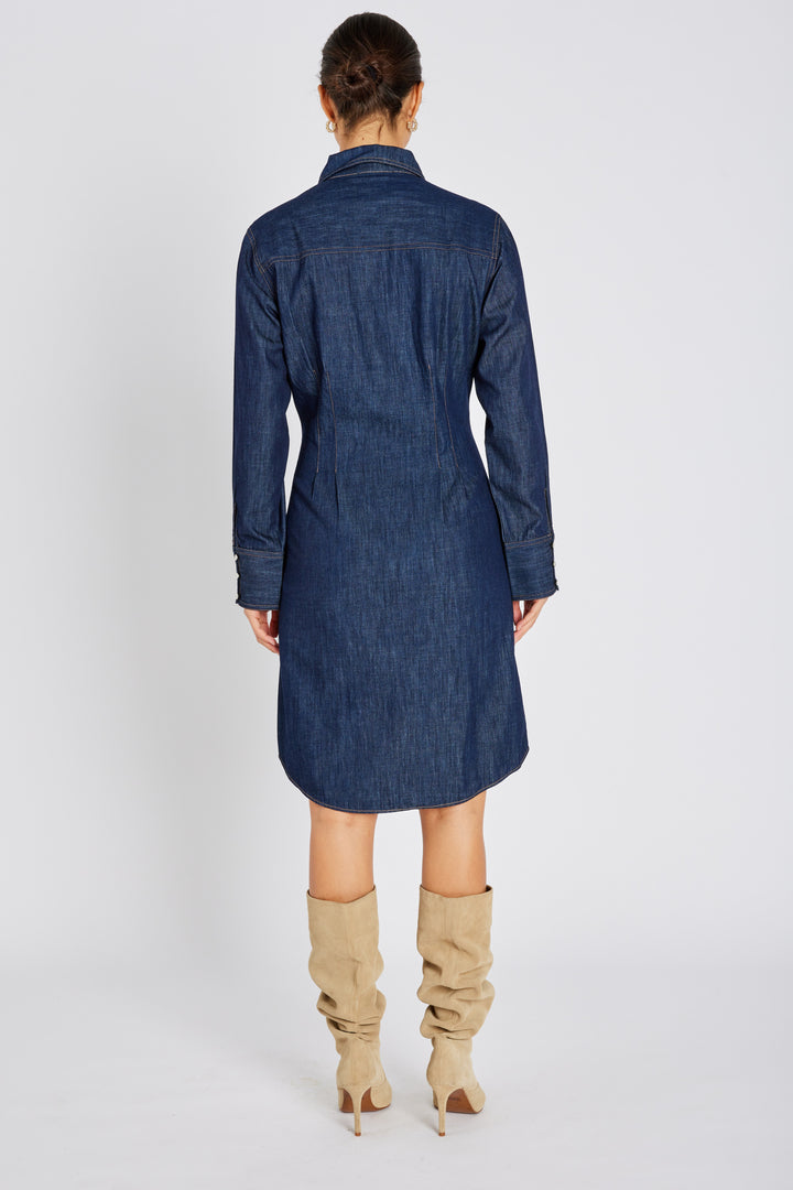 Bruuns Bazaar Women ChambraBBZiki dress Dress Denim blue