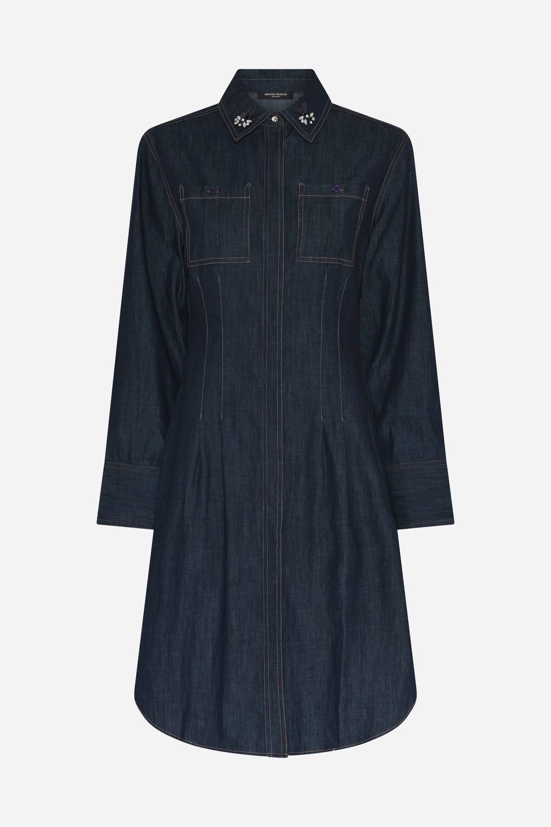 Bruuns Bazaar Women ChambraBBZiki dress Dress Denim blue