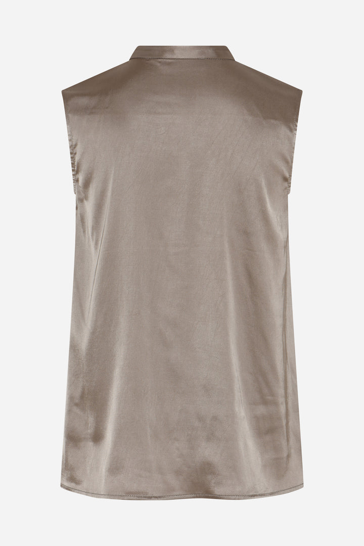Bruuns Bazaar Women ChantusBBWicka top Shirts Roasted Grey