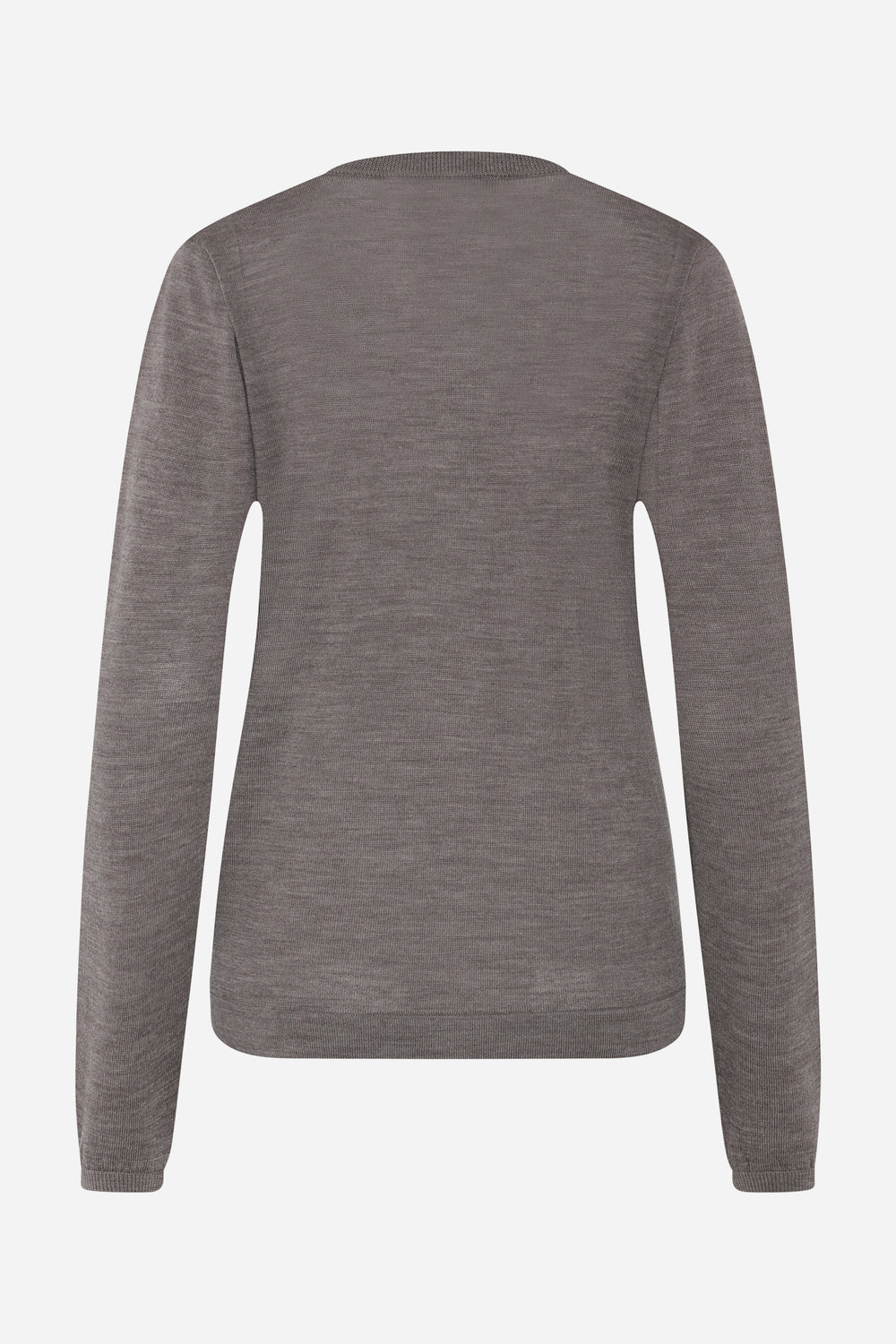 Bruuns Bazaar Women CharleneBBRound Neck knit Knit Concrete melange